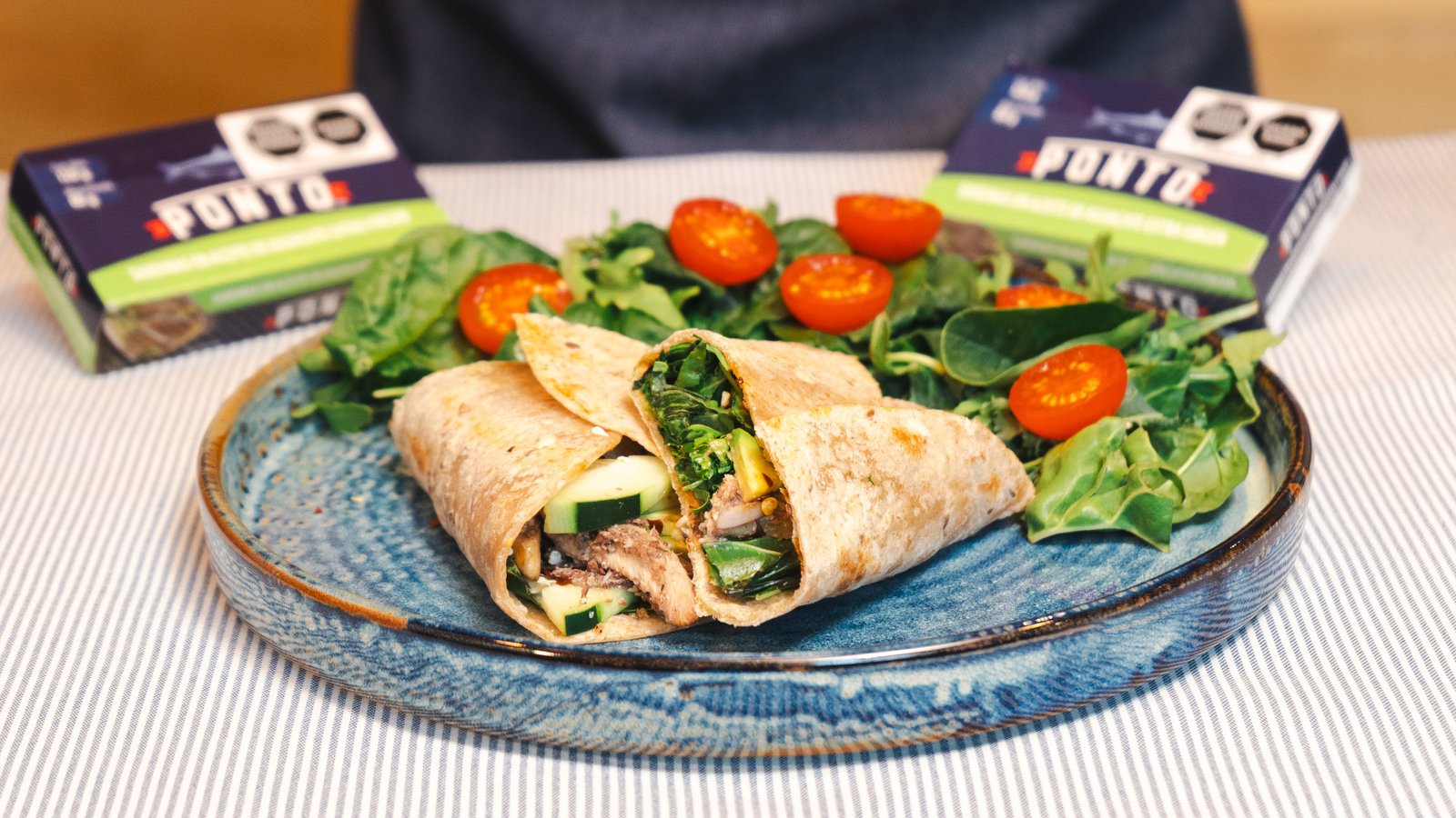 Wrap Saludable de Sardinas: práctico, fresco y lleno de proteína