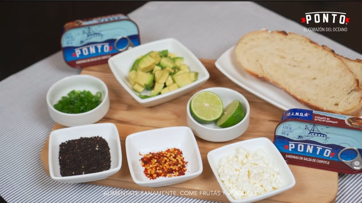 Presentación de ingredientes