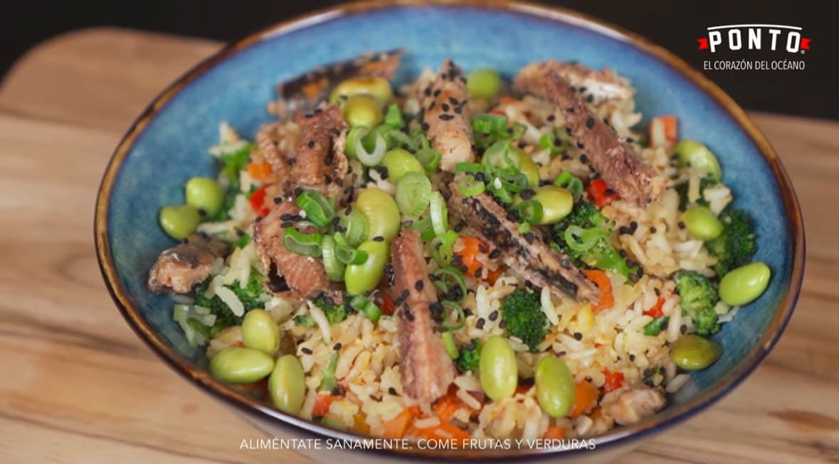 Y listo! Ya podemos disfrutar de nuestro arroz frito con verduras